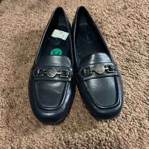 Navy Blue Dressy Flats